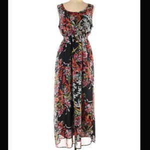 New Directions Floral Maxi Dress - Large